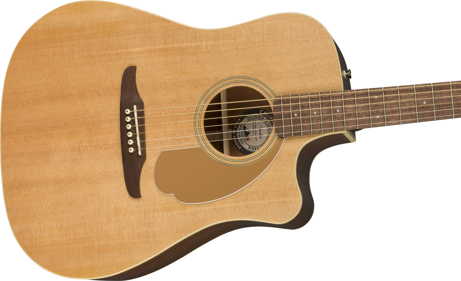 Fender Redondo California Player Dreadnought Cw Epicea Acajou Wal - Natural - Elektro-akoestische gitaar - Variation 2