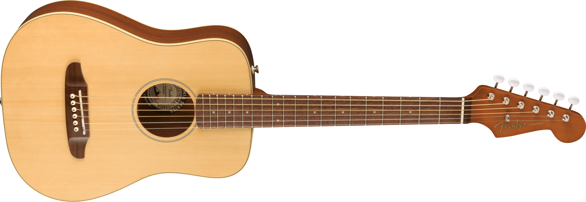 Fender Redondo Mini Dreadnought Epicea Acajou Pf - Naturel - Western reisgitaar - Variation 2