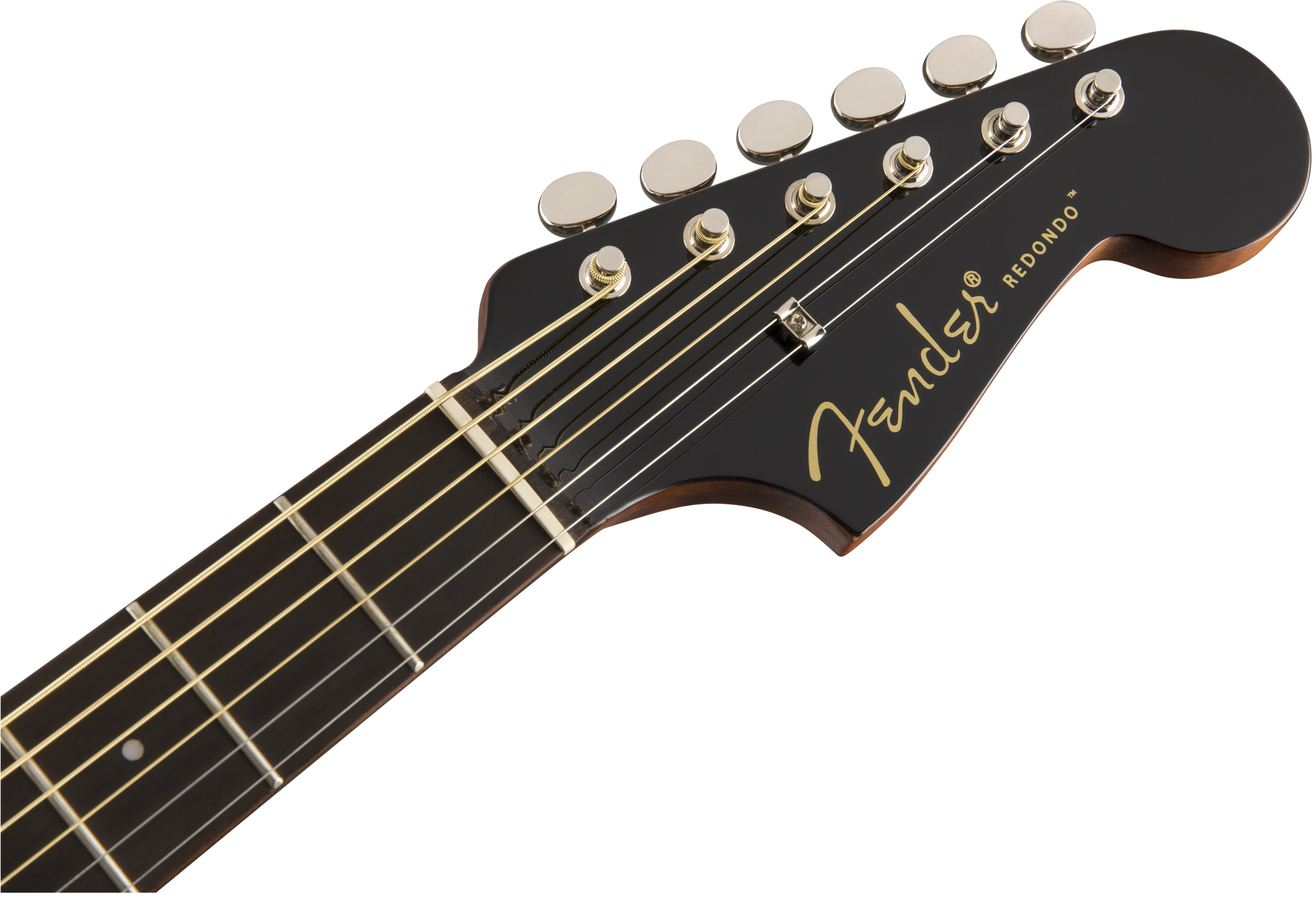 Fender Redondo California Player Dreadnought Cw Epicea Acajou Pau - Jetty Black - Elektro-akoestische gitaar - Variation 3