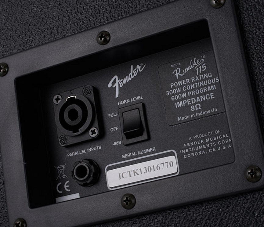 Fender Rumble 115 Cabinet V3 1x15 600w 8-ohms - Speakerkast voor bas - Variation 3
