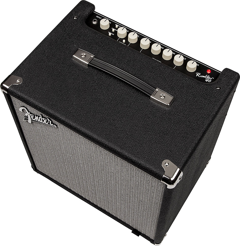 Fender Rumble 40 V3 2014 40w 1x10 Black Silver - Combo voor basses - Variation 1