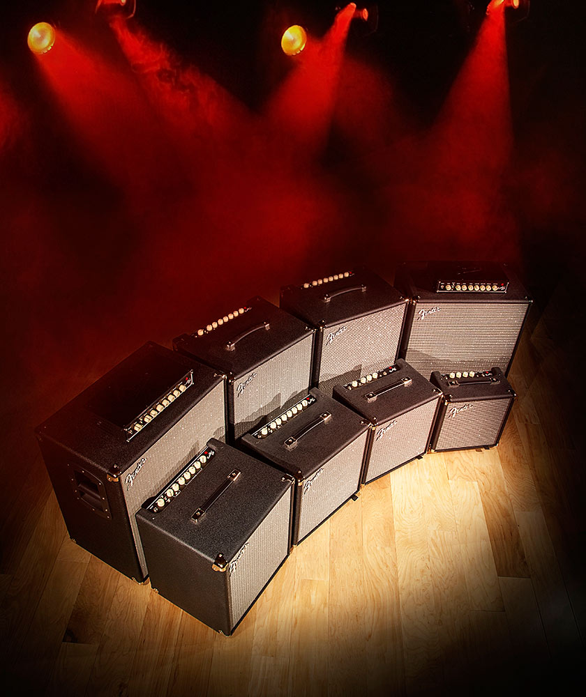 Fender Rumble 410 Cabinet V3 2014 4x10 1000w Black Silver - Speakerkast voor bas - Variation 1