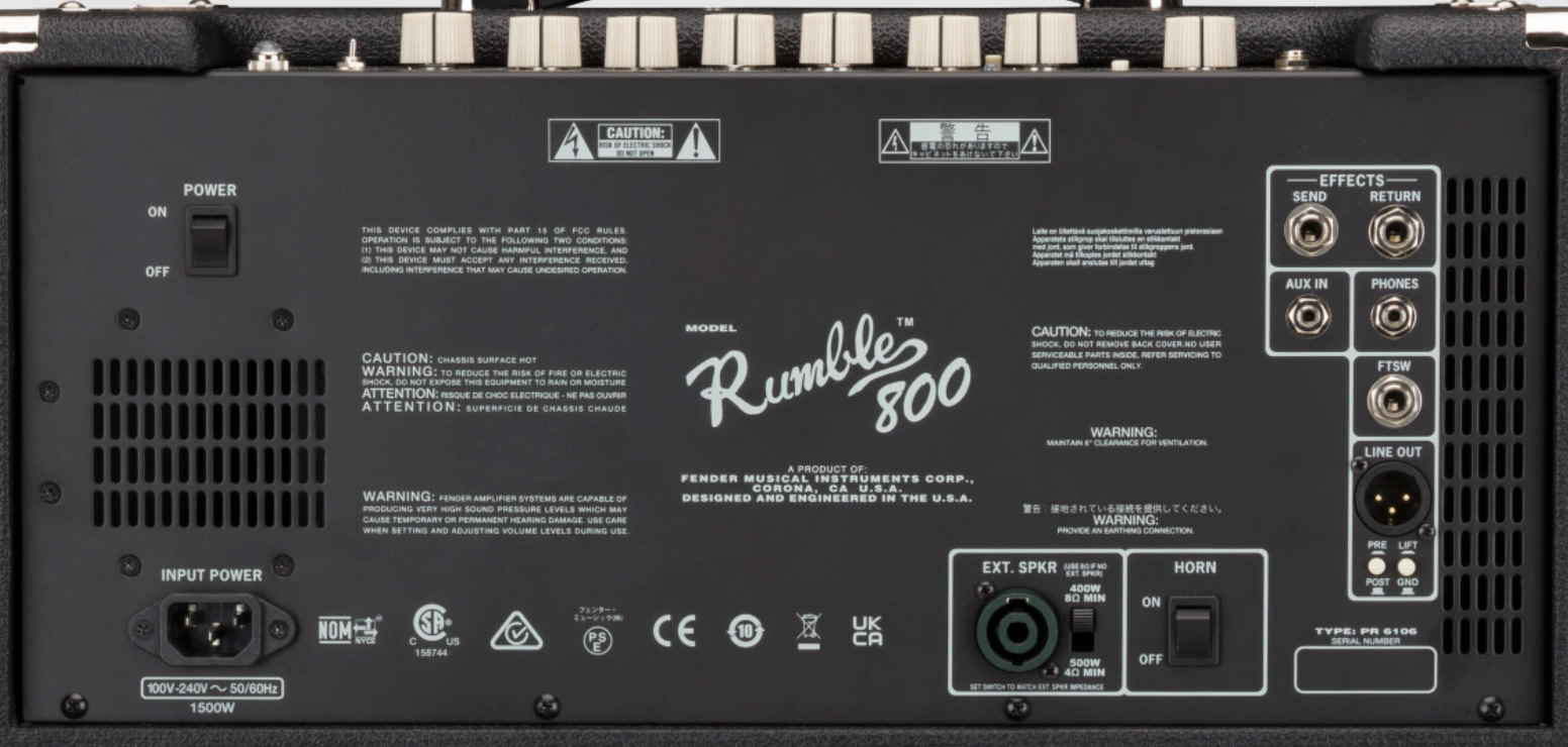 Fender Rumble 800 Combo 800w 2x10 - Combo voor basses - Variation 3
