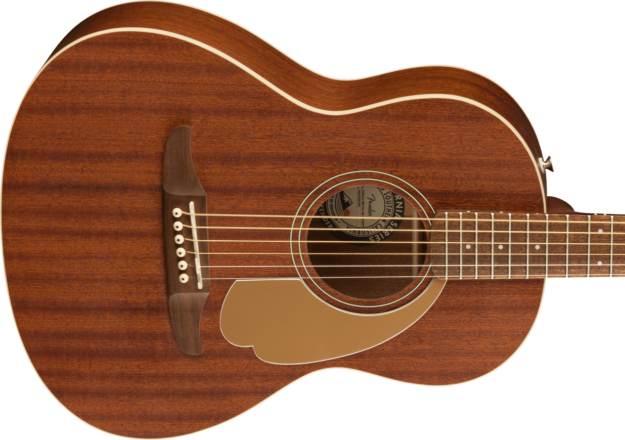 Fender Sonoran Mini All Mahogany Tout Acajou Wal - Natural Satin - Western reisgitaar - Variation 2