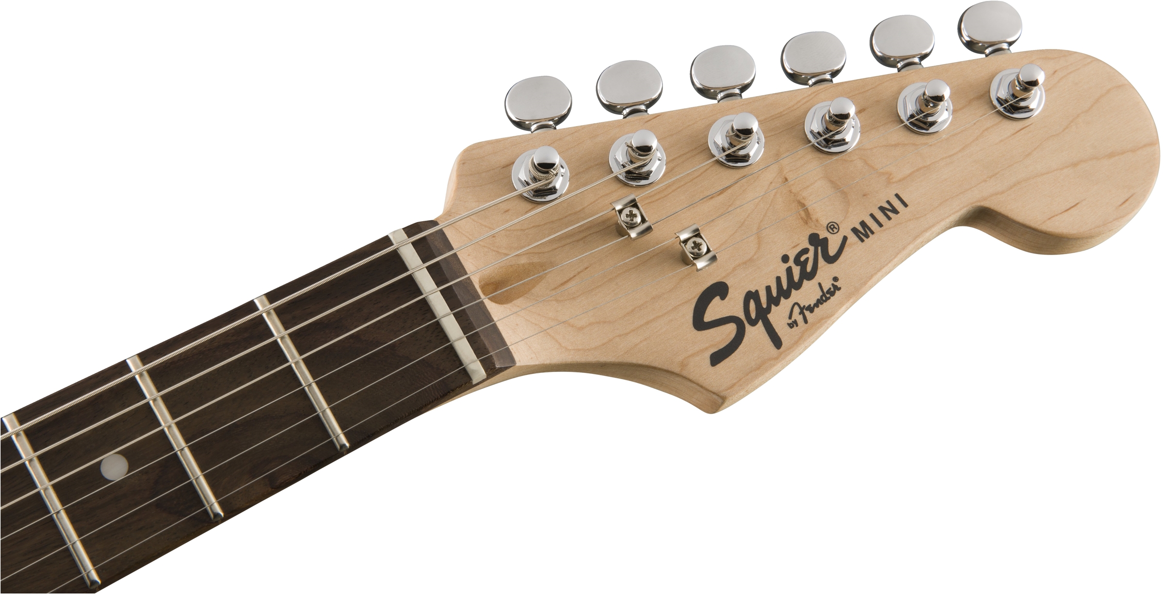 Squier Squier Mini Strat V2 Ht Sss Lau - Black - Elektrische gitaar voor kinderen - Variation 2