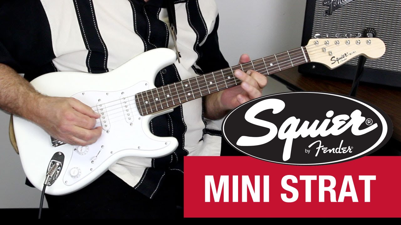 Squier Squier Mini Strat V2 Ht Sss Lau - Black - Elektrische gitaar voor kinderen - Variation 4