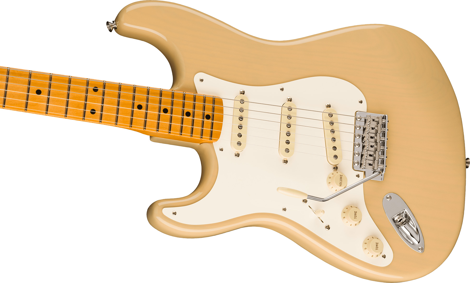 Fender Strat 1957 American Vintage Ii Lh Gaucher Usa 3s Trem Mn - Vintage Blonde - Linkshandige elektrische gitaar - Variation 2