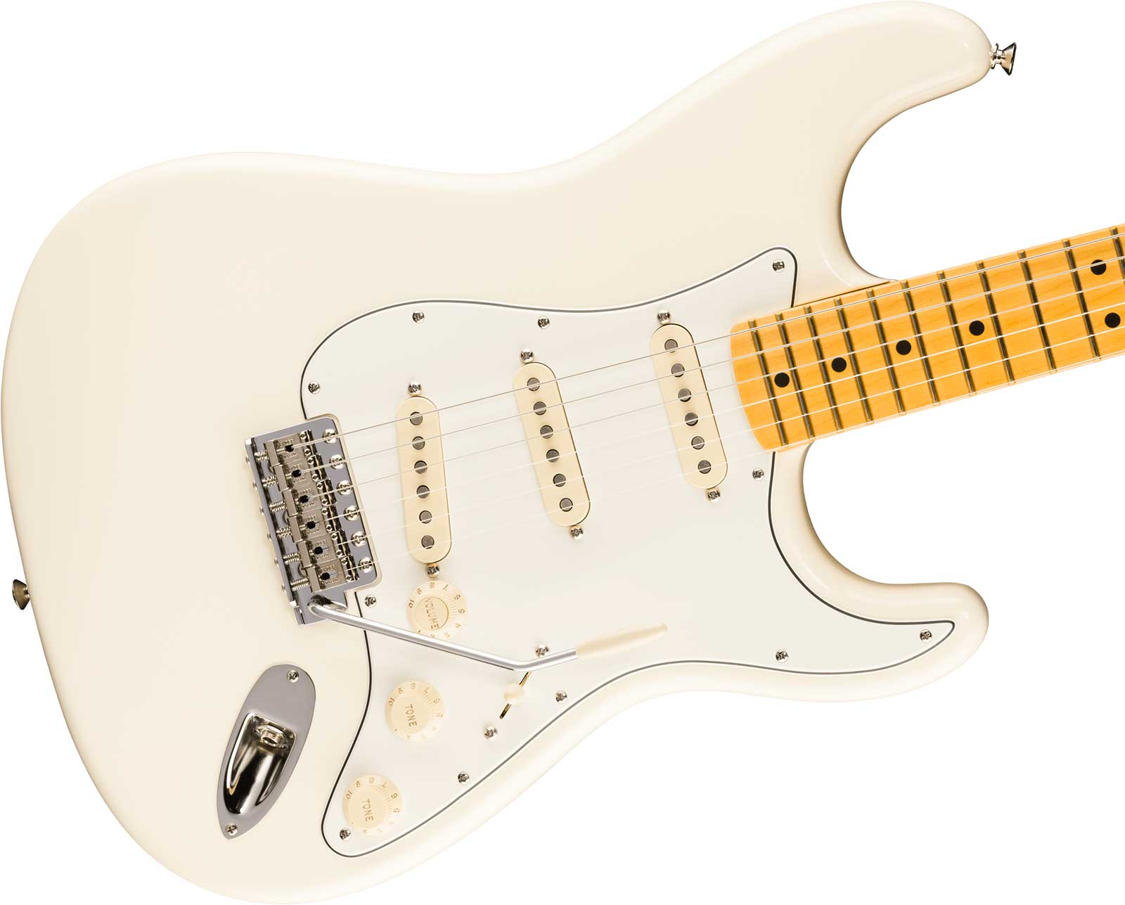 Fender Strat 1973 American Vintage Ii Ltd Usa 3s Trem Mn - Olympic White - Elektrische gitaar in Strat vorm - Variation 2
