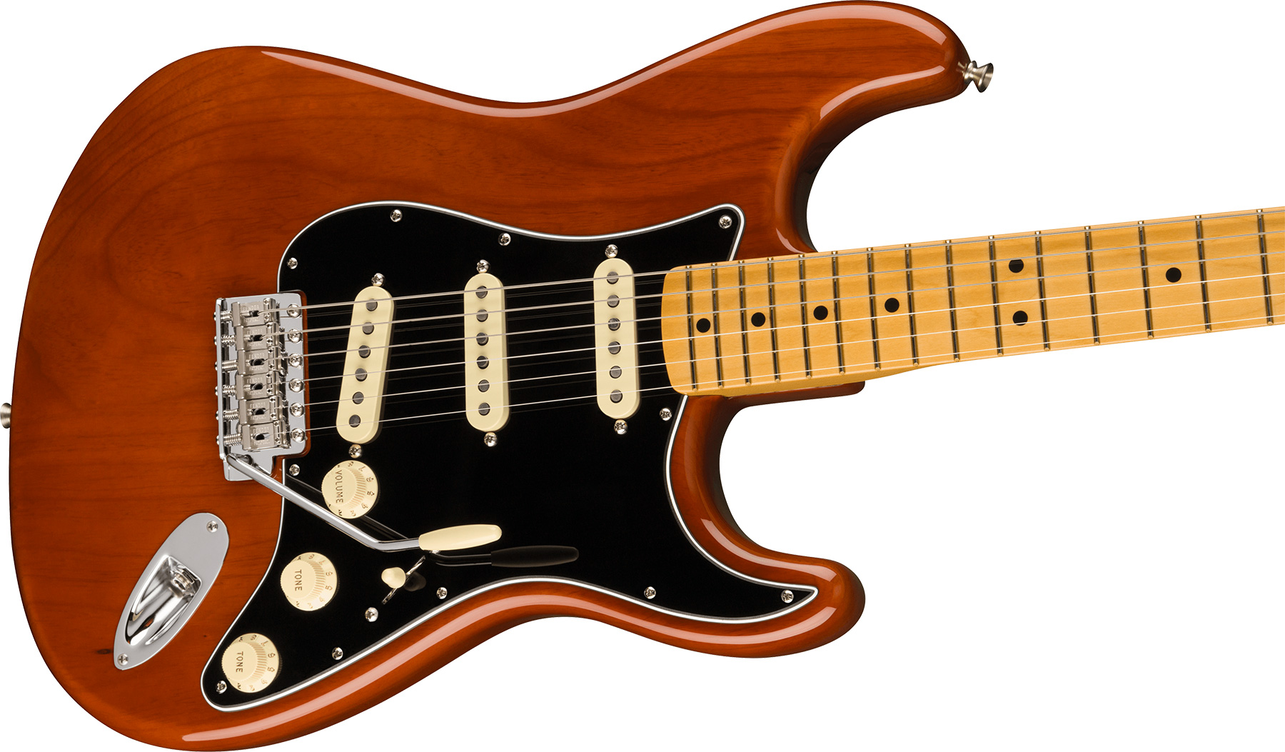 Fender Strat 1973 American Vintage Ii Usa 3s Trem Mn - Mocha - Elektrische gitaar in Str-vorm - Variation 2