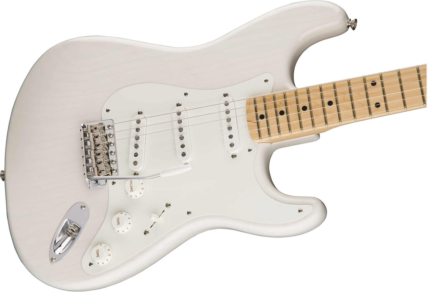 Fender Strat '50s American Original Usa Sss Mn - White Blonde - Elektrische gitaar in Str-vorm - Variation 3