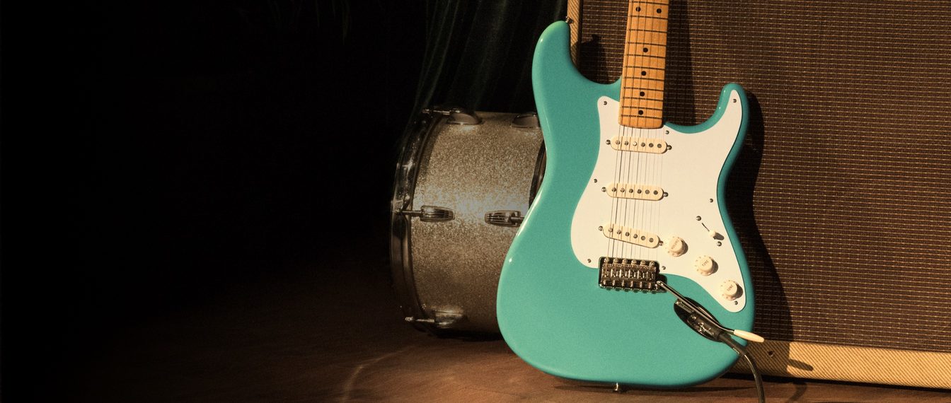 Fender Strat 50s Vintera Vintage Mex Mn - Seafoam Green - Elektrische gitaar in Str-vorm - Variation 5