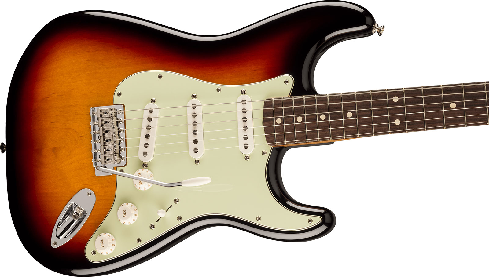 Fender Strat 60s Vintera 2 Mex 3s Trem Rw - 3-color Sunburst - Elektrische gitaar in Str-vorm - Variation 2