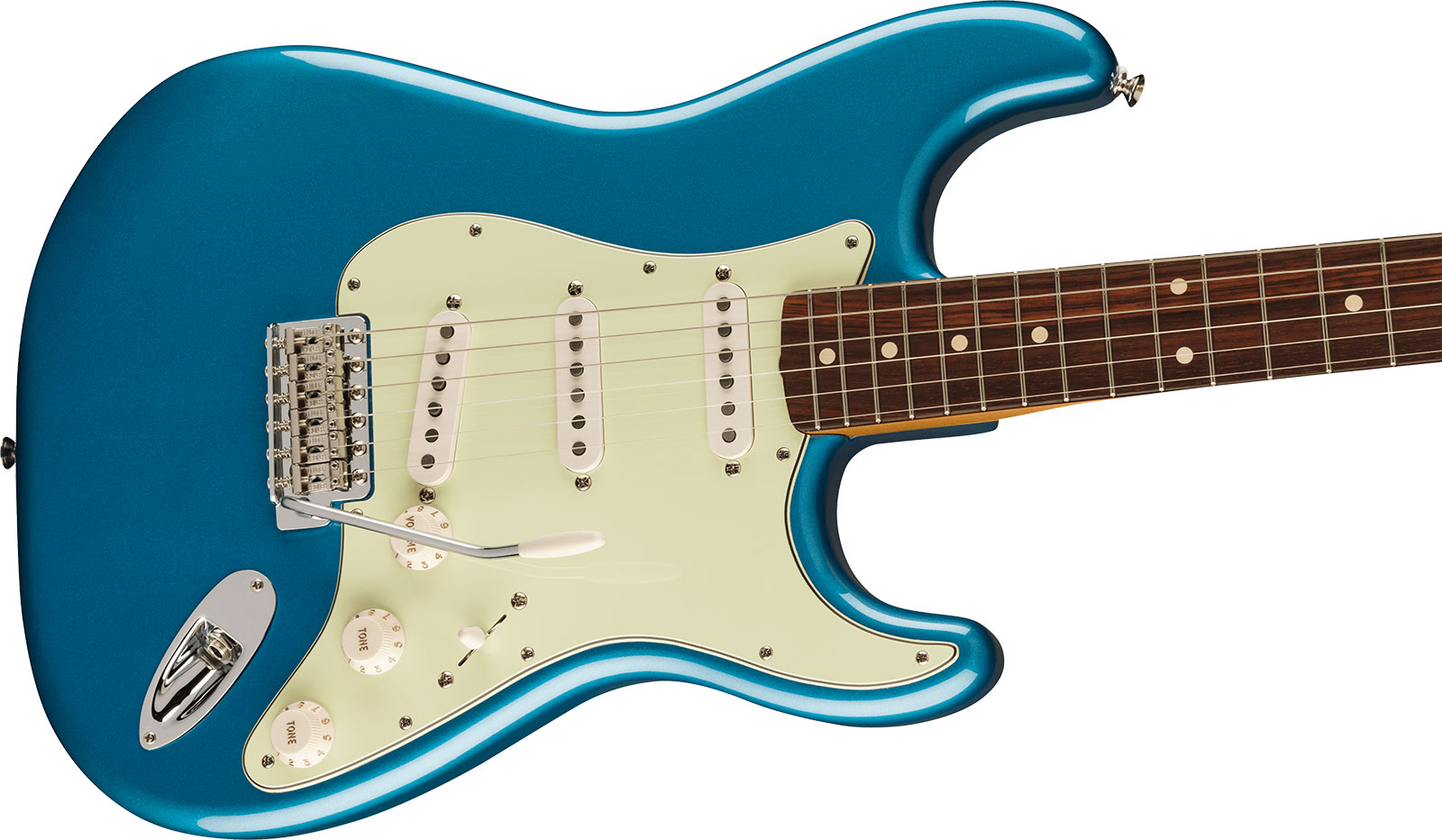 Fender Strat 60s Vintera 2 Mex 3s Trem Rw - Lake Placid Blue - Elektrische gitaar in Str-vorm - Variation 2