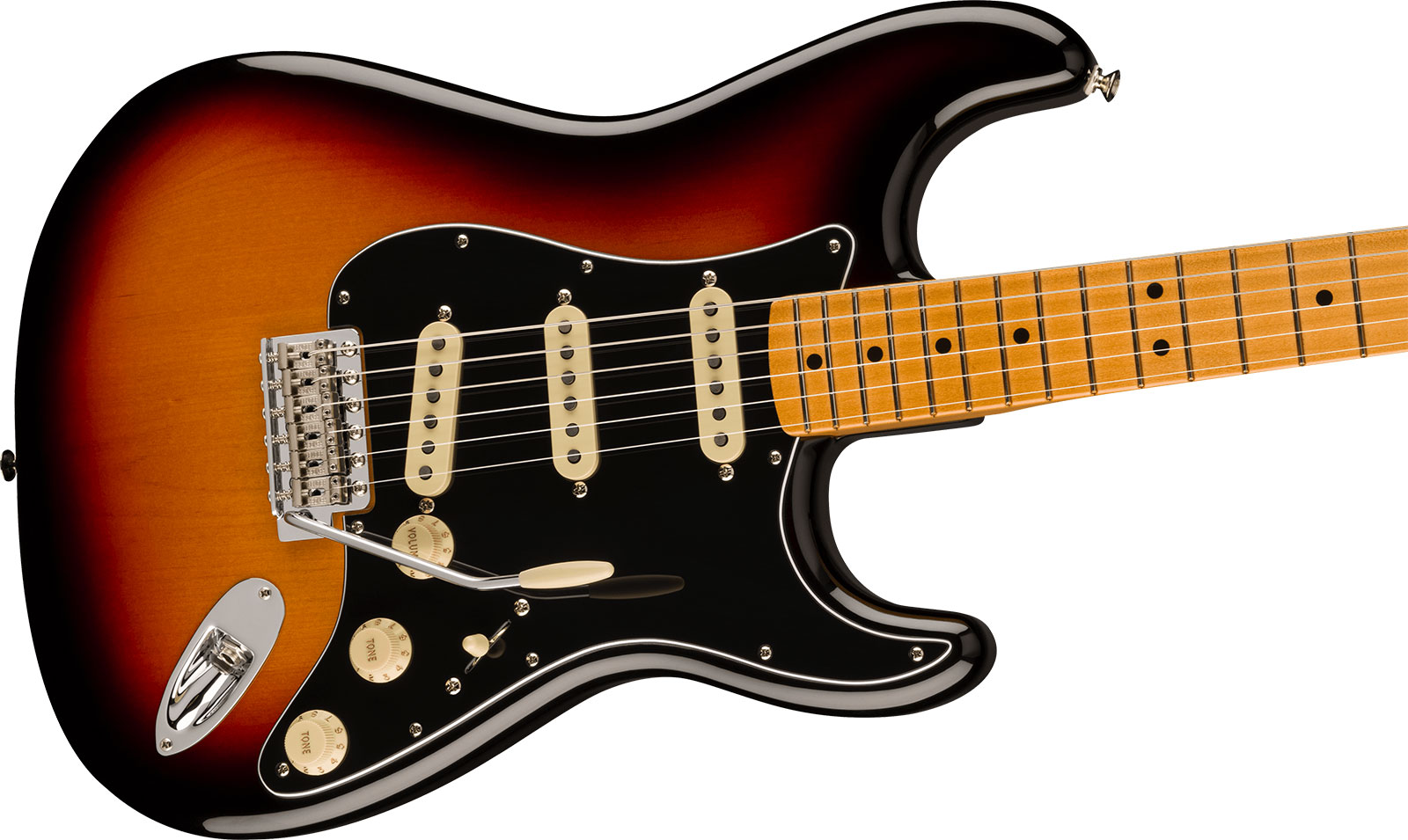 Fender Strat 70s Vintera 2 Mex 3s Trem Mn - 3-color Sunburst - Elektrische gitaar in Str-vorm - Variation 2