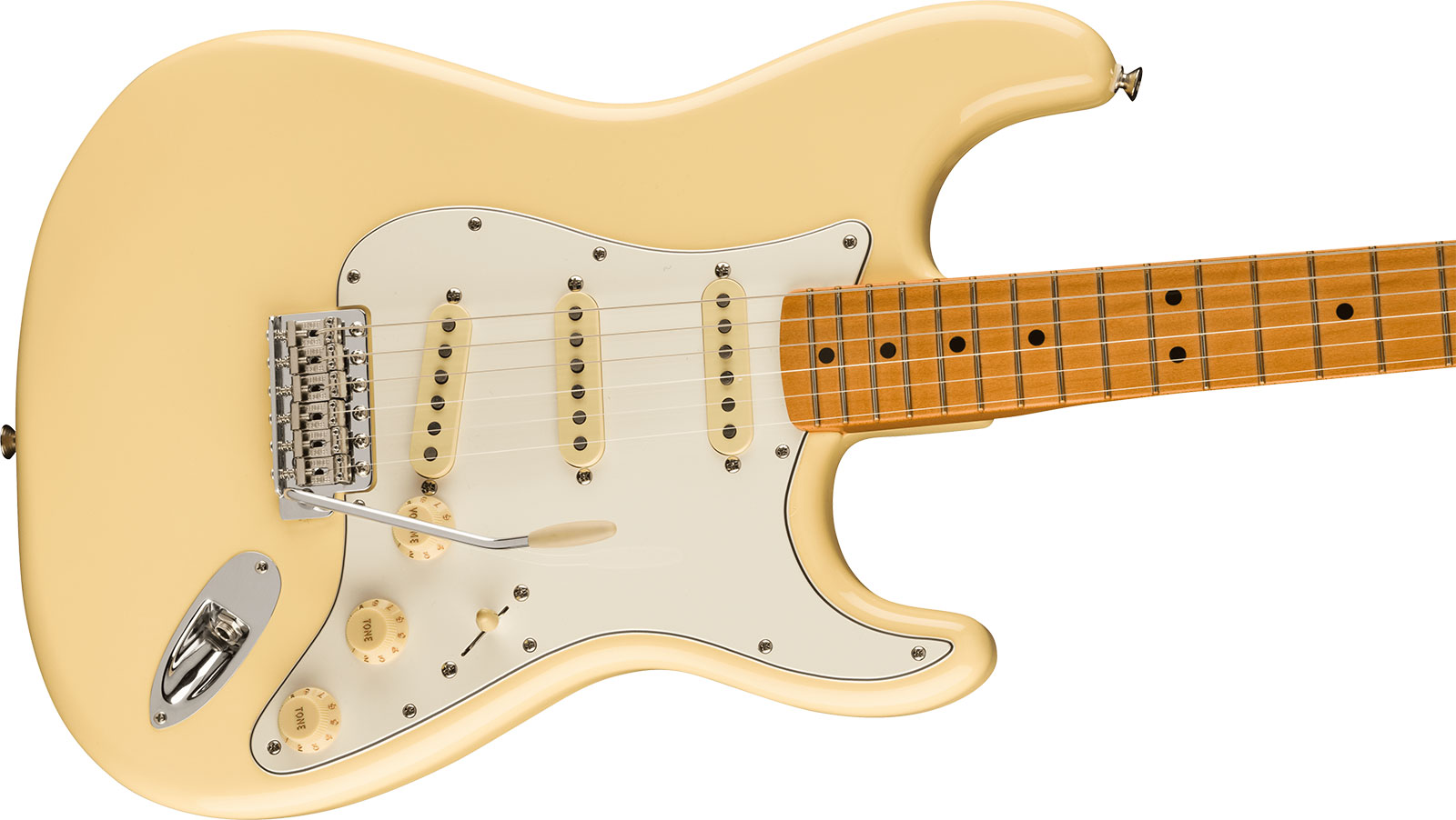 Fender Strat 70s Vintera 2 Mex 3s Trem Mn - Vintage White - Elektrische gitaar in Str-vorm - Variation 2