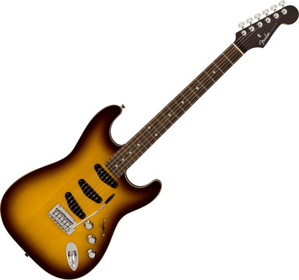 Solid body elektrische gitaar Fender Aerodyne Special Stratocaster (Japan, RW) - Chocolate burst