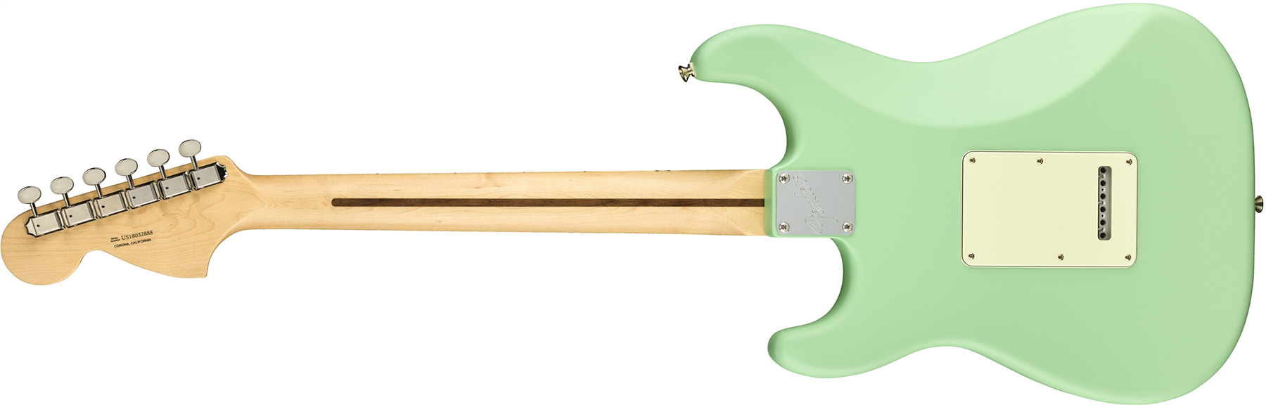 Fender Strat American Performer Usa Hss Mn - Satin Surf Green - Elektrische gitaar in Str-vorm - Variation 1