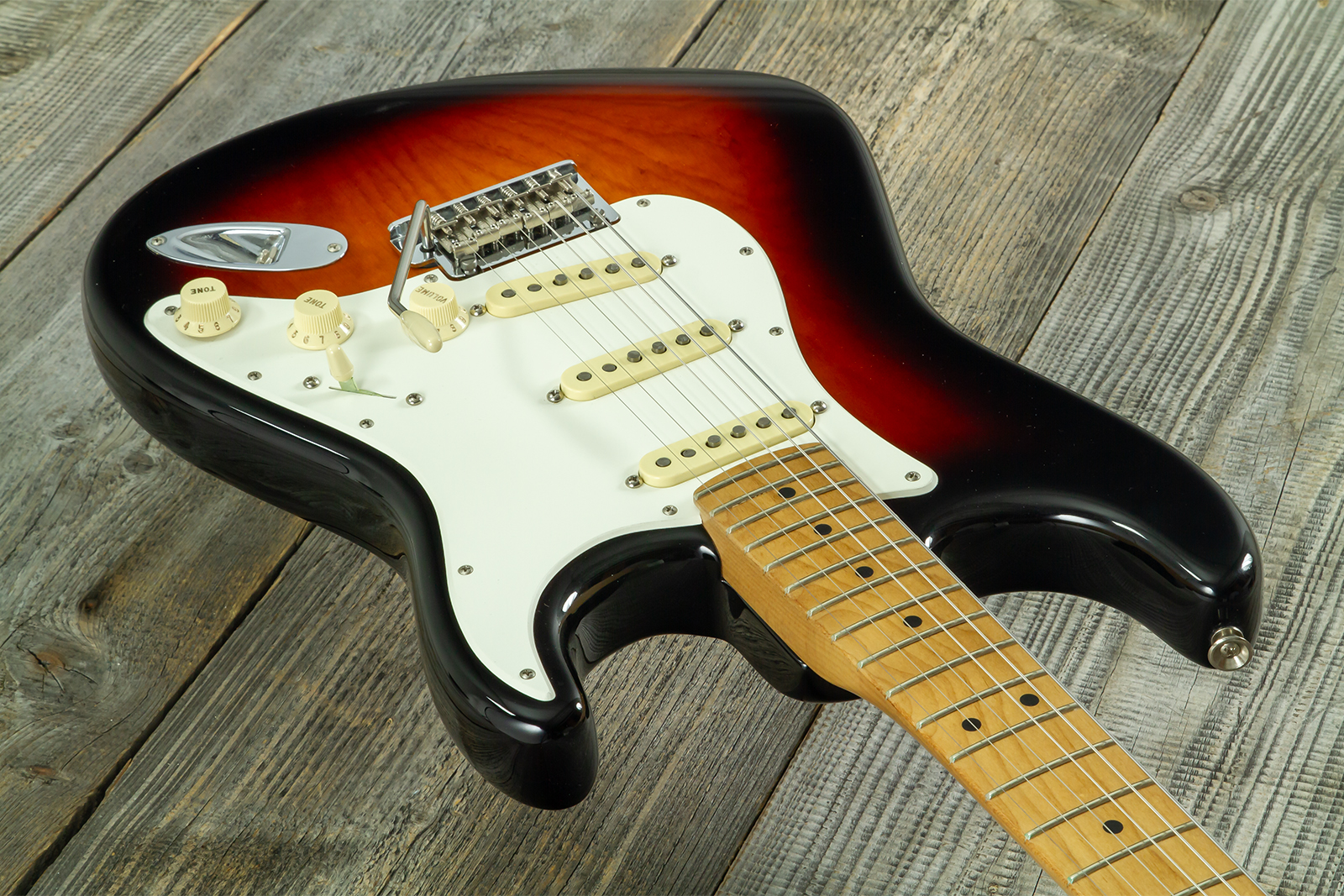 Fender Strat American Pro Ii Ltd 3s Trem Mn #us23077326 - 2-color Sunburst - Elektrische gitaar in Strat vorm - Variation 2