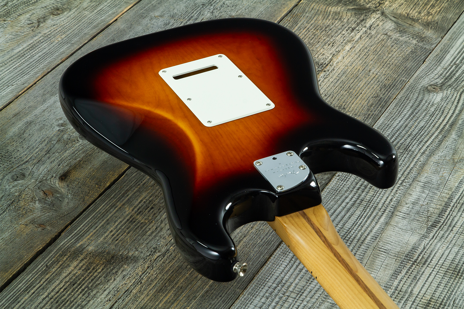 Fender Strat American Pro Ii Ltd 3s Trem Mn #us23077326 - 2-color Sunburst - Elektrische gitaar in Strat vorm - Variation 8