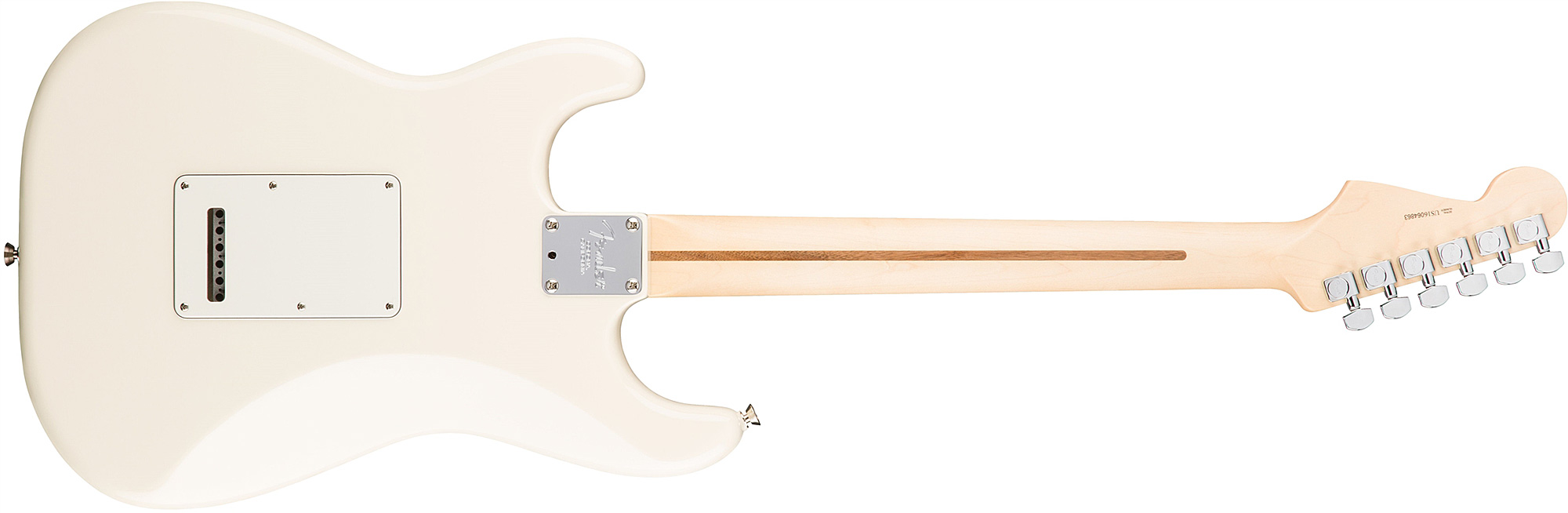 Fender Strat American Professional 2017 3s Usa Rw - Olympic White - Elektrische gitaar in Str-vorm - Variation 1