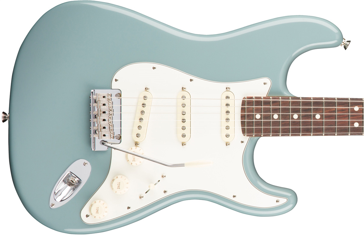 Fender Strat American Professional 2017 3s Usa Rw - Sonic Grey - Elektrische gitaar in Str-vorm - Variation 1