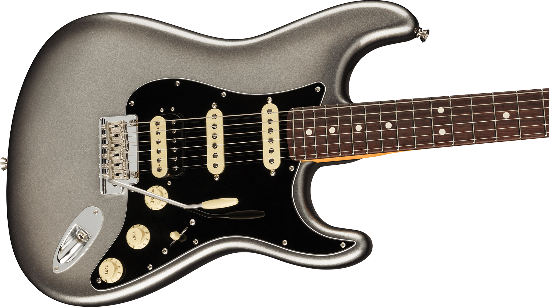 Fender Strat American Professional Ii Hss Usa Rw - Mercury - Elektrische gitaar in Str-vorm - Variation 2