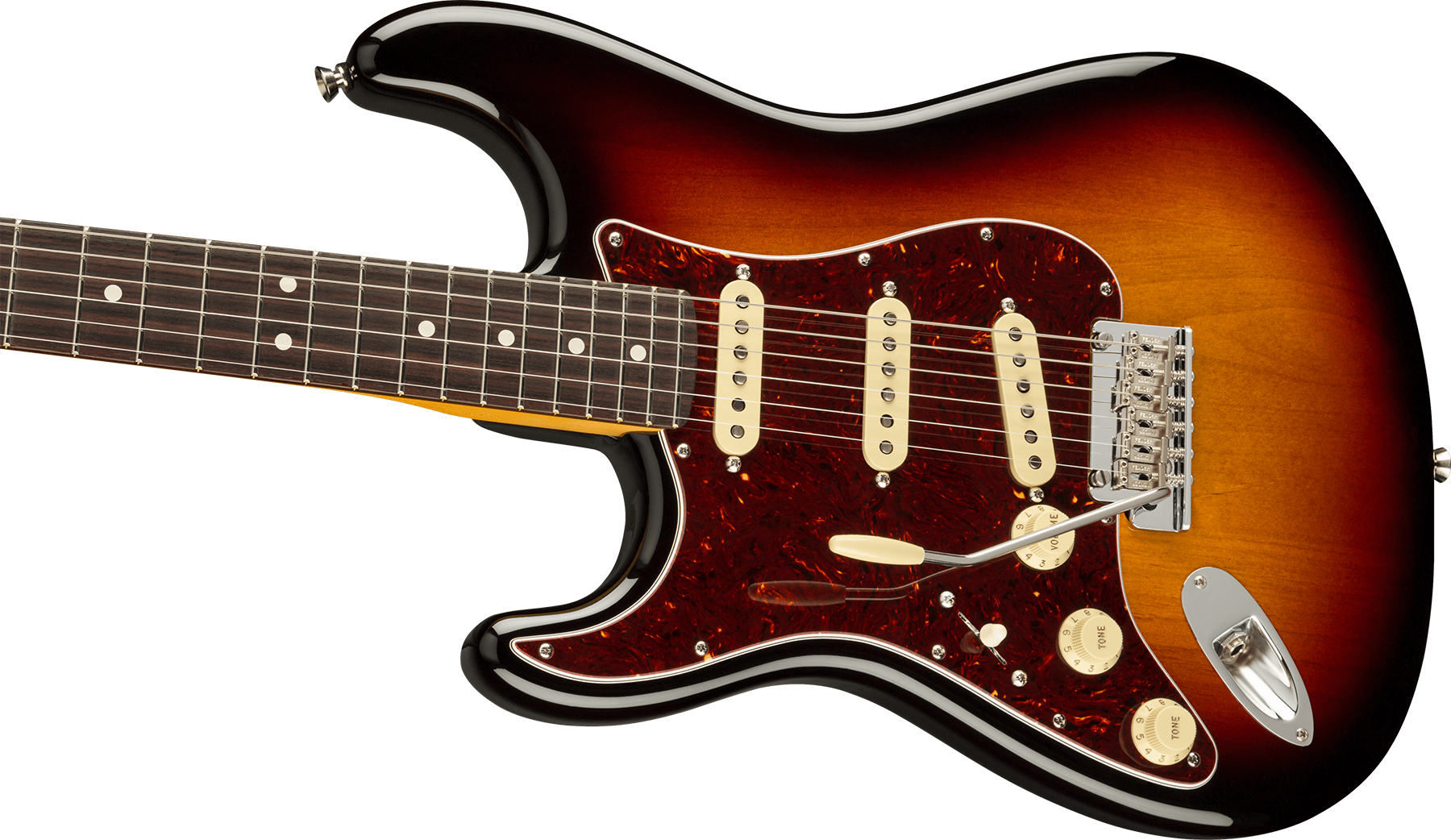 Fender Strat American Professional Ii Lh Gaucher Usa Rw - 3-color Sunburst - Linkshandige elektrische gitaar - Variation 2