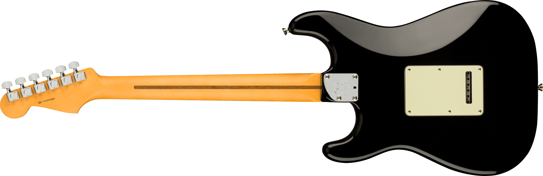 Fender Strat American Professional Ii Usa Mn - Black - Elektrische gitaar in Str-vorm - Variation 1