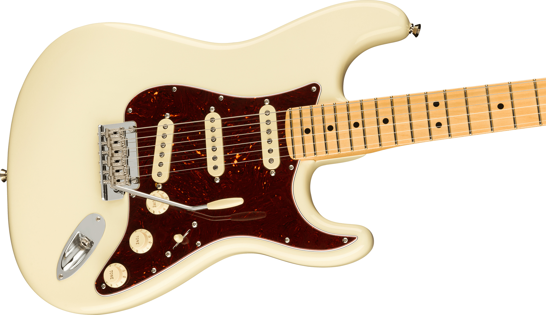 Fender Strat American Professional Ii Usa Mn - Olympic White - Elektrische gitaar in Str-vorm - Variation 2