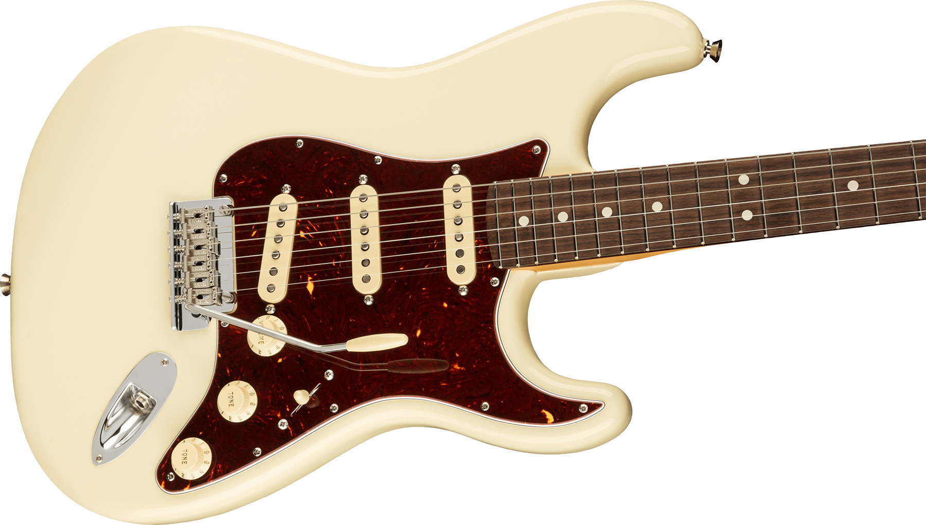 Fender Strat American Professional Ii Usa Rw - Olympic White - Elektrische gitaar in Str-vorm - Variation 2