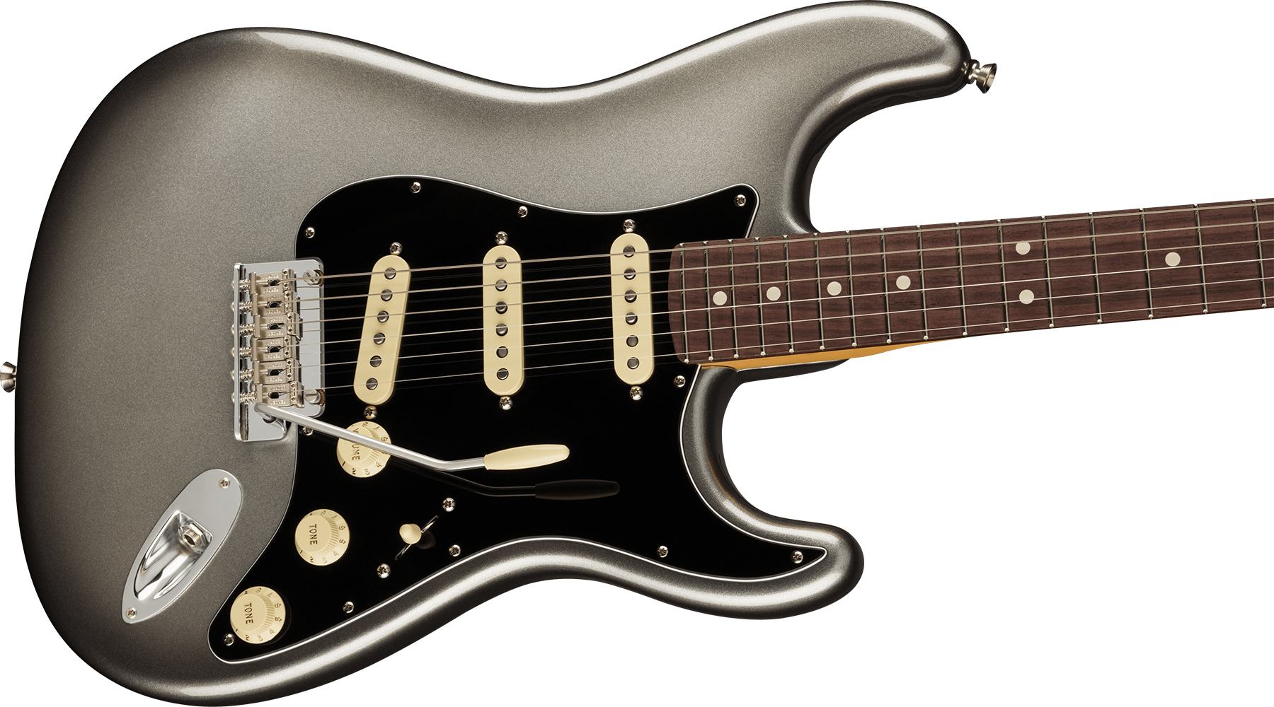 Fender Strat American Professional Ii Usa Rw - Mercury - Elektrische gitaar in Str-vorm - Variation 2
