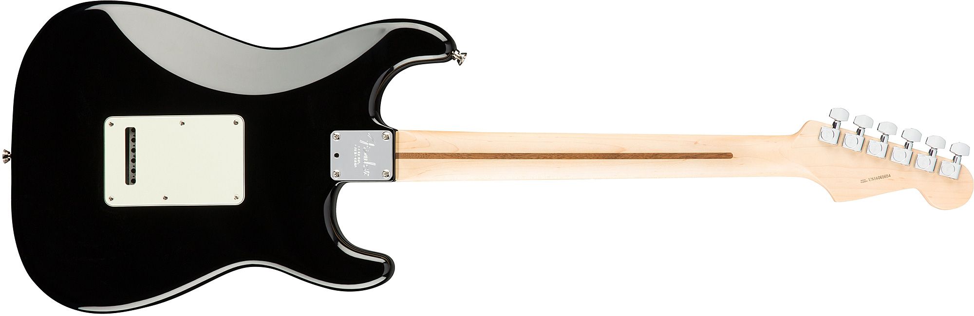 Fender Strat American Professional Lh Usa Gaucher 3s Rw - Black - Linkshandige elektrische gitaar - Variation 1