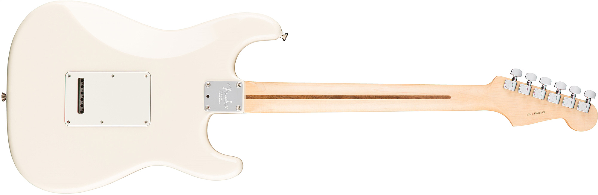 Fender Strat American Professional Lh Usa Gaucher 3s Rw - Olympic White - Linkshandige elektrische gitaar - Variation 1
