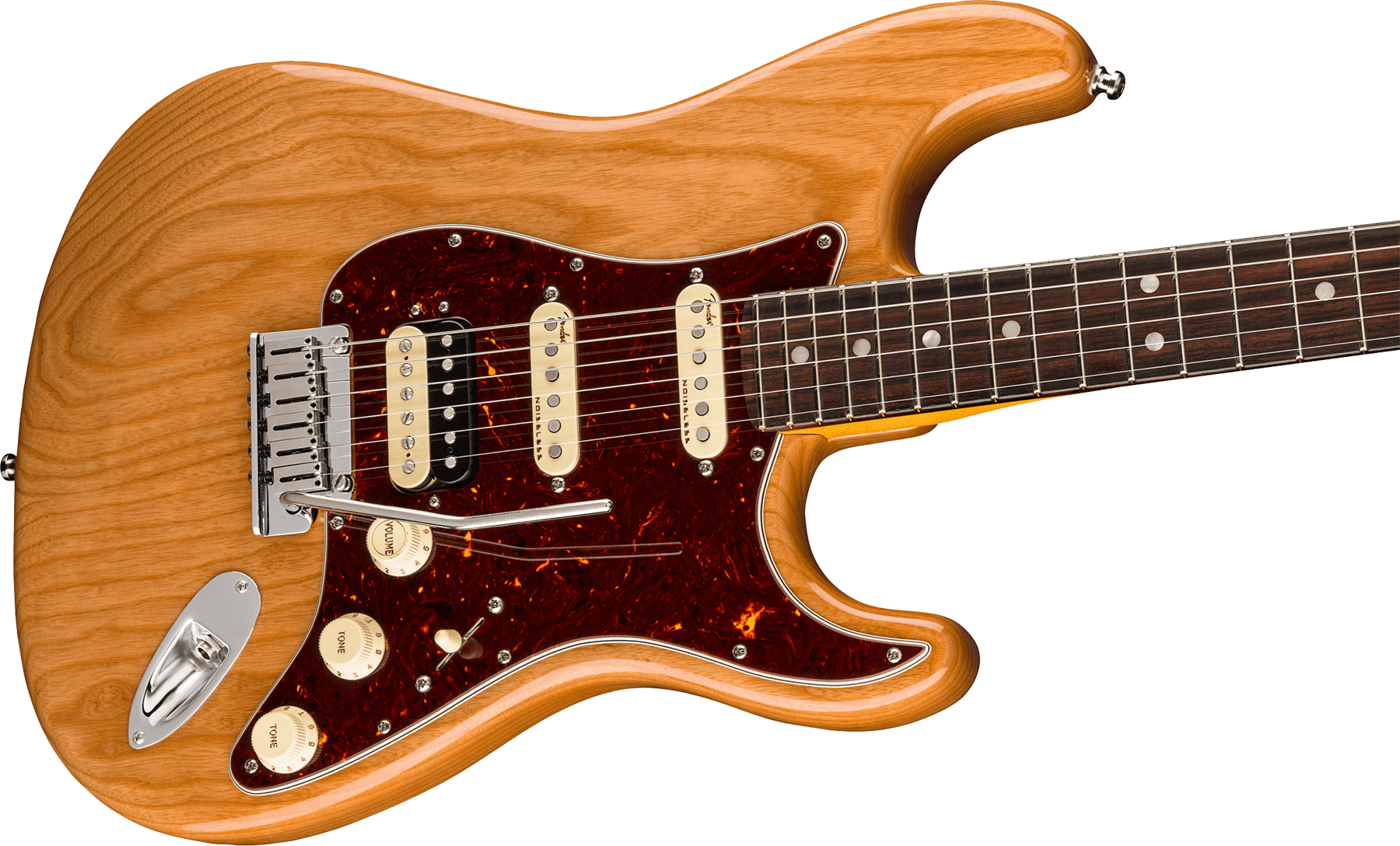 Fender Strat American Ultra Hss 2019 Usa Rw - Aged Natural - Elektrische gitaar in Str-vorm - Variation 2