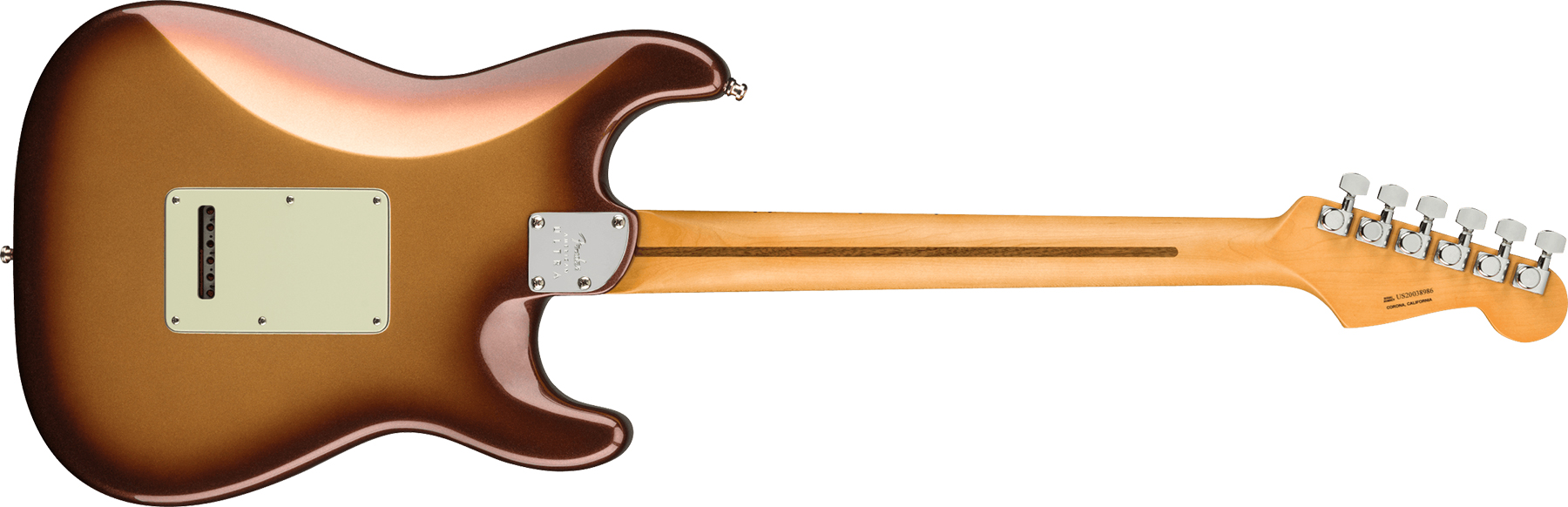 Fender Strat American Ultra Lh Gaucher Usa Mn +etui - Mocha Burst - Elektrische gitaar in Str-vorm - Variation 1