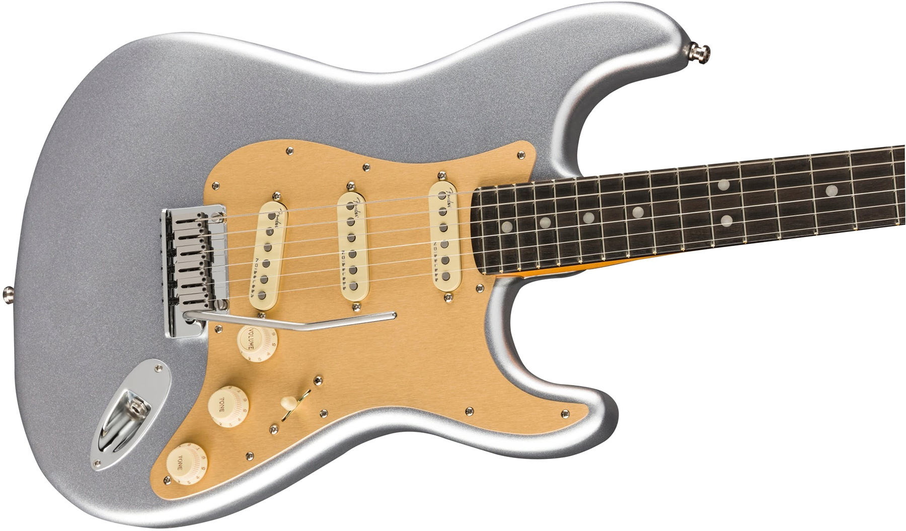 Fender Strat American Ultra Ltd Usa 3s Trem Eb - Quicksilver - Elektrische gitaar in Str-vorm - Variation 2