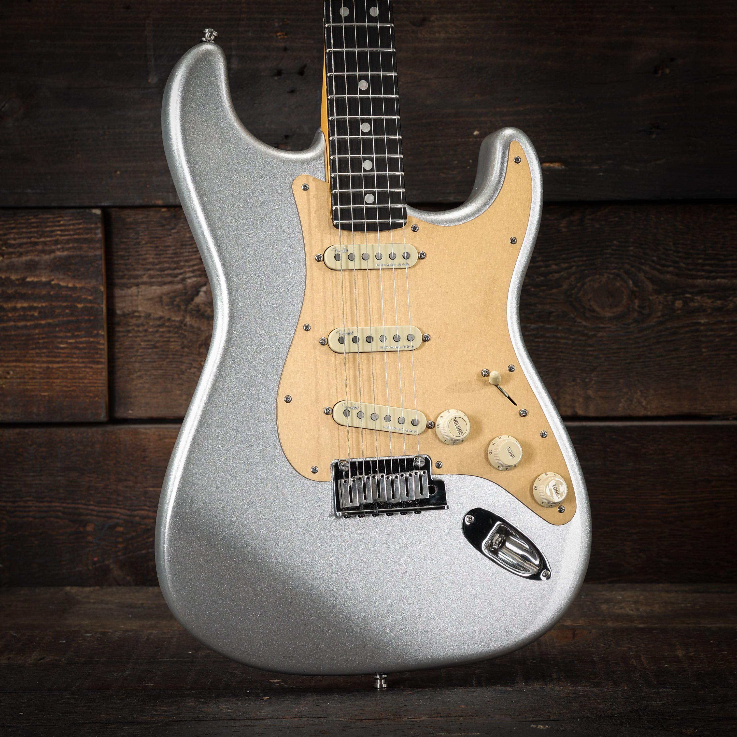 Fender Strat American Ultra Ltd Usa 3s Trem Eb - Quicksilver - Elektrische gitaar in Str-vorm - Variation 4