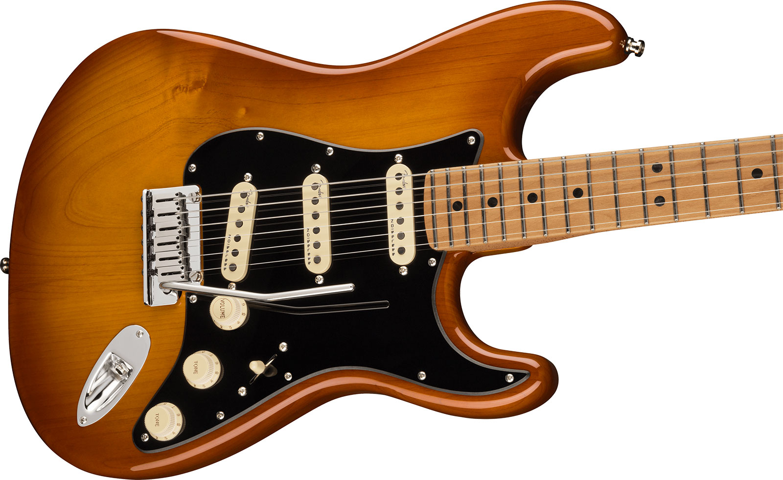 Fender Strat American Ultra Roasted Fretboard Ltd Usa 3s Trem Mn - Honey Burst - Elektrische gitaar in Str-vorm - Variation 2