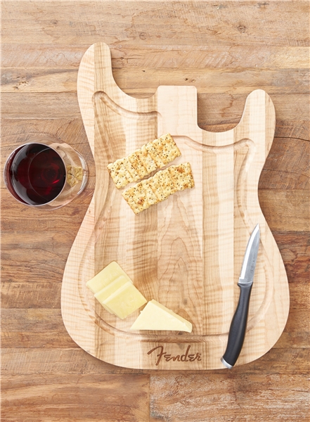 Fender Strat Cutting Board Figured Maple - Snijplank - Variation 1