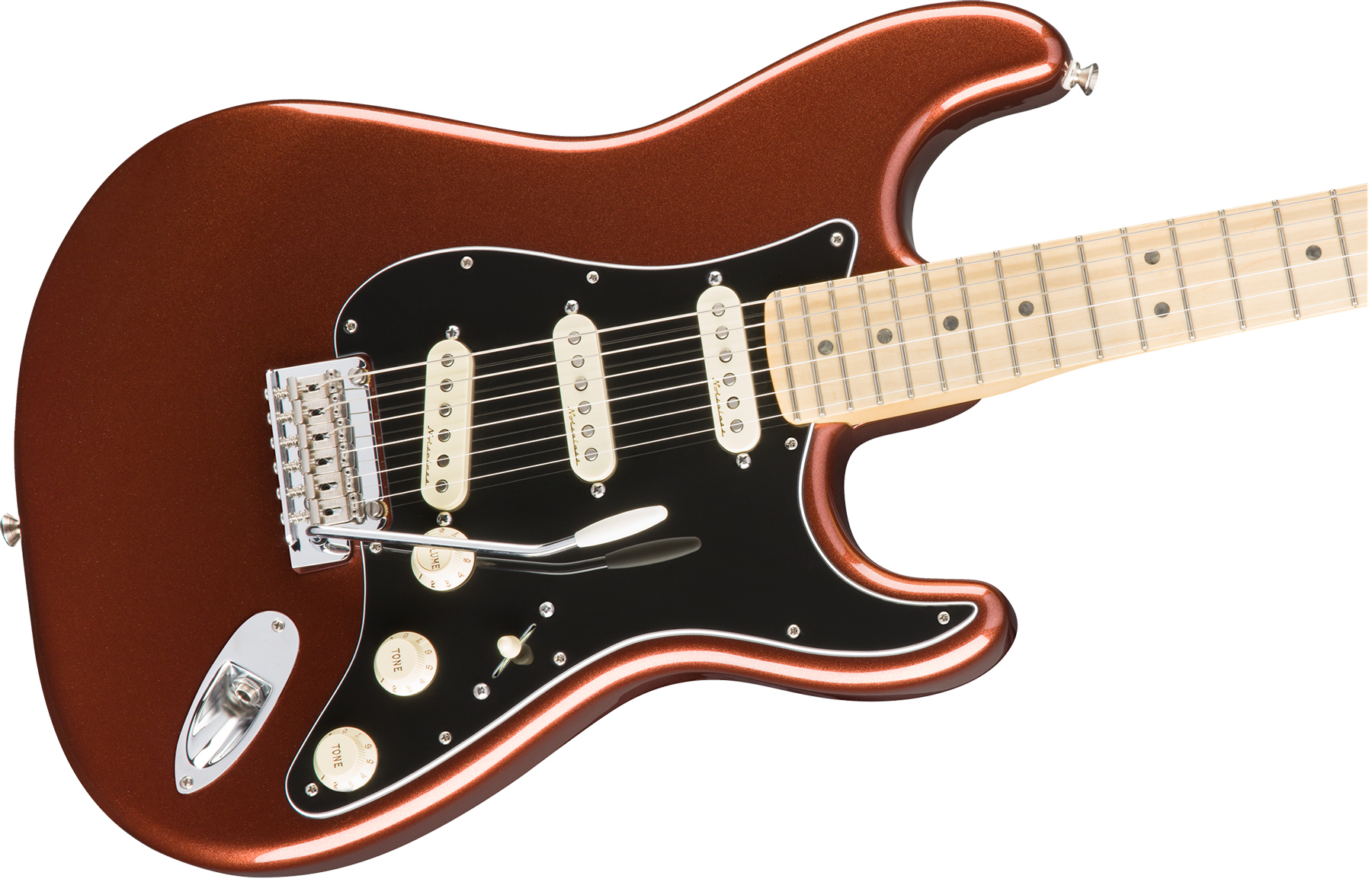 Fender Strat Deluxe Roadhouse Mex Mn - Classic Copper - Elektrische gitaar in Str-vorm - Variation 2