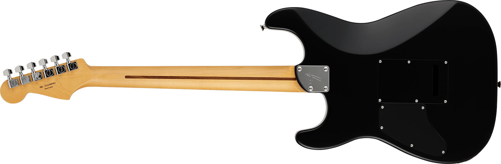 Fender Strat Elemental Mij Jap 2h Trem Rw - Stone Black - Elektrische gitaar in Str-vorm - Variation 1