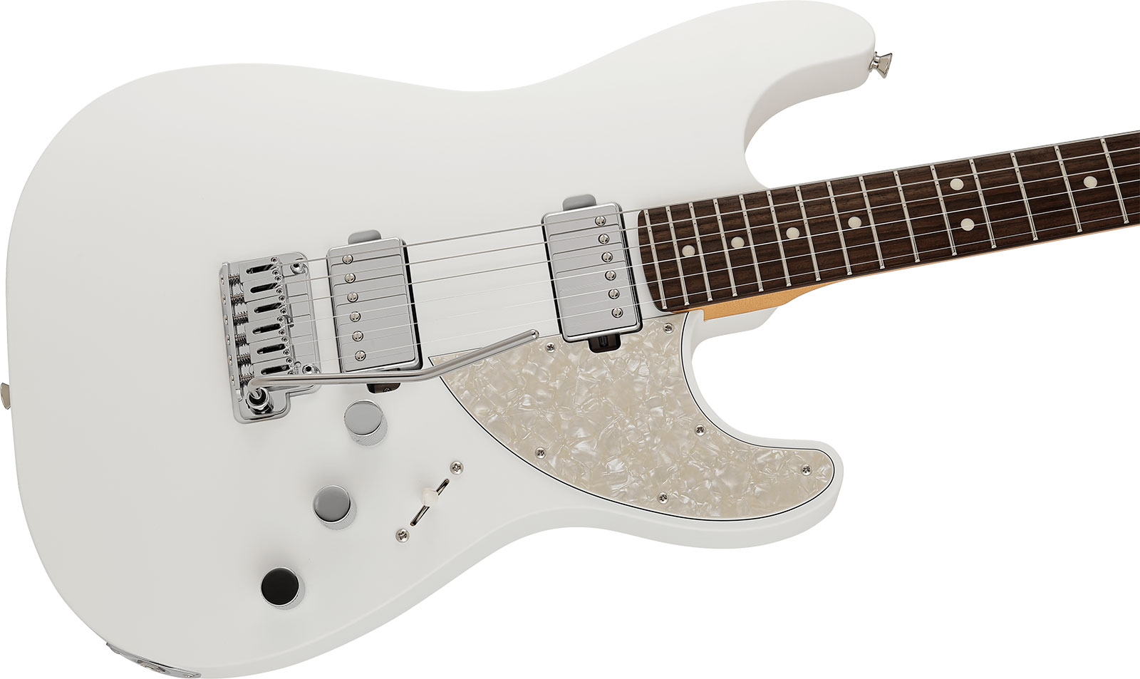 Fender Strat Elemental Mij Jap 2h Trem Rw - Nimbus White - Elektrische gitaar in Str-vorm - Variation 2