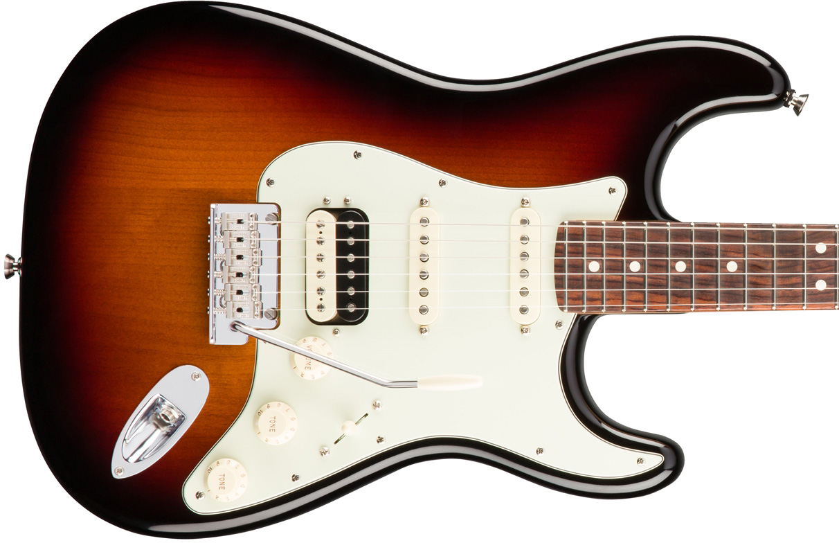 Fender Strat Hss Shawbucker American Professional Usa Rw - 3-color Sunburst - Elektrische gitaar in Str-vorm - Variation 1