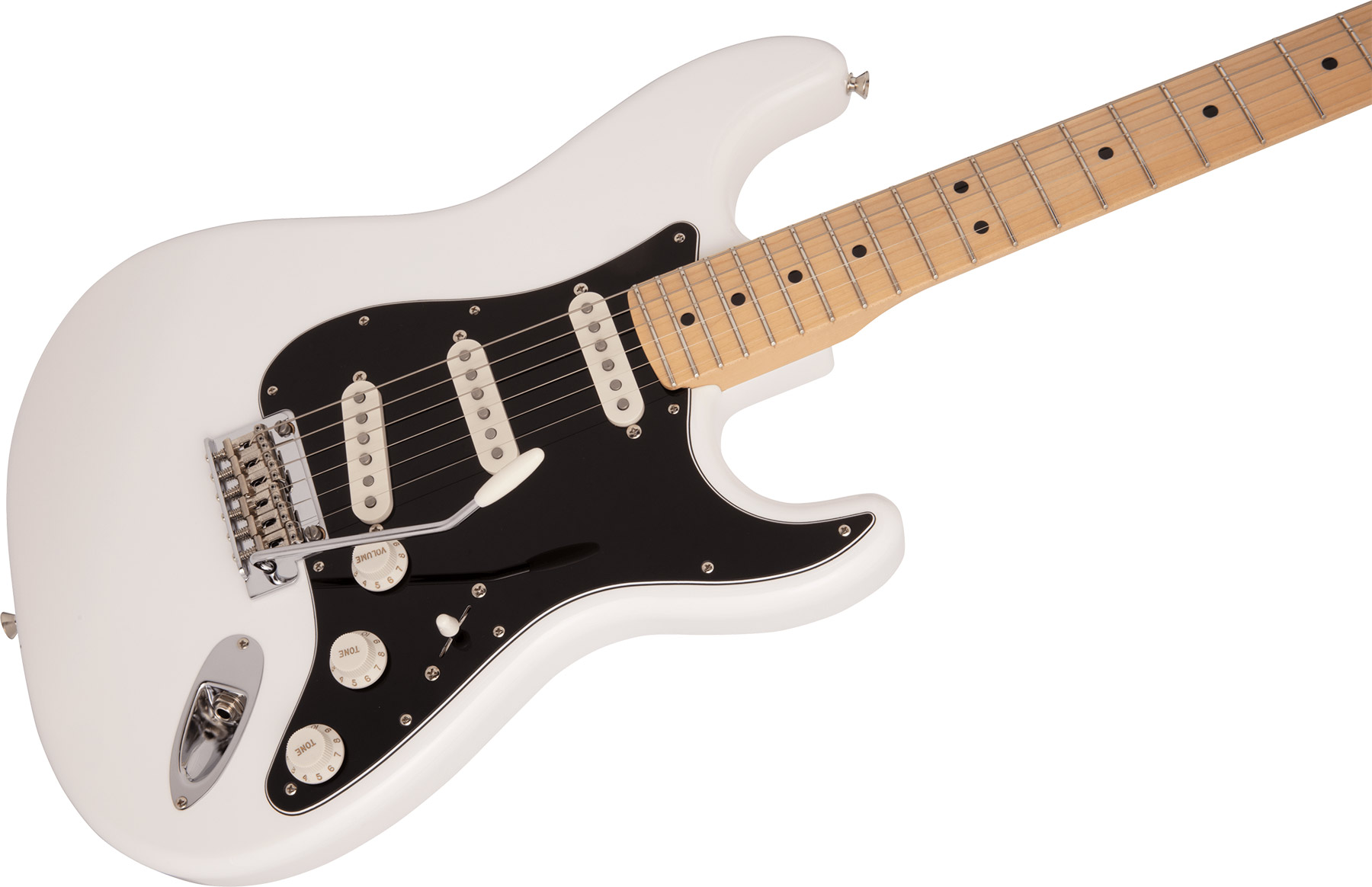 Fender Strat Hybrid Ii Mij Jap 3s Trem Mn - Arctic White - Elektrische gitaar in Str-vorm - Variation 2