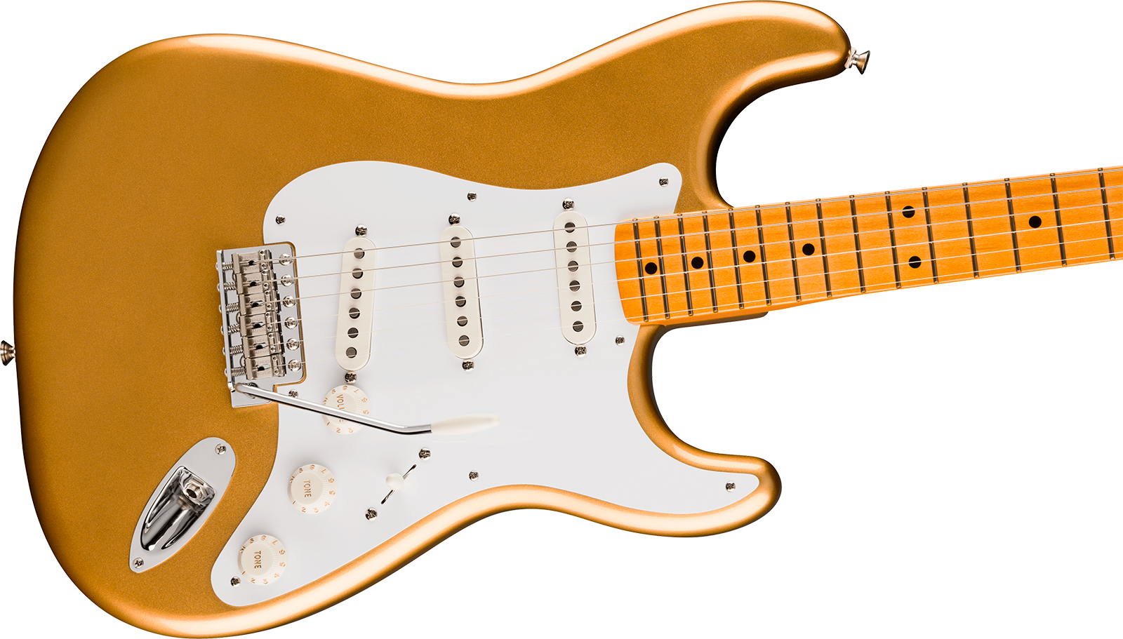 Fender Strat Late 50s Vintera 3 Mex 3s Trem Mn - Aztec Gold - Elektrische gitaar in Strat vorm - Variation 2