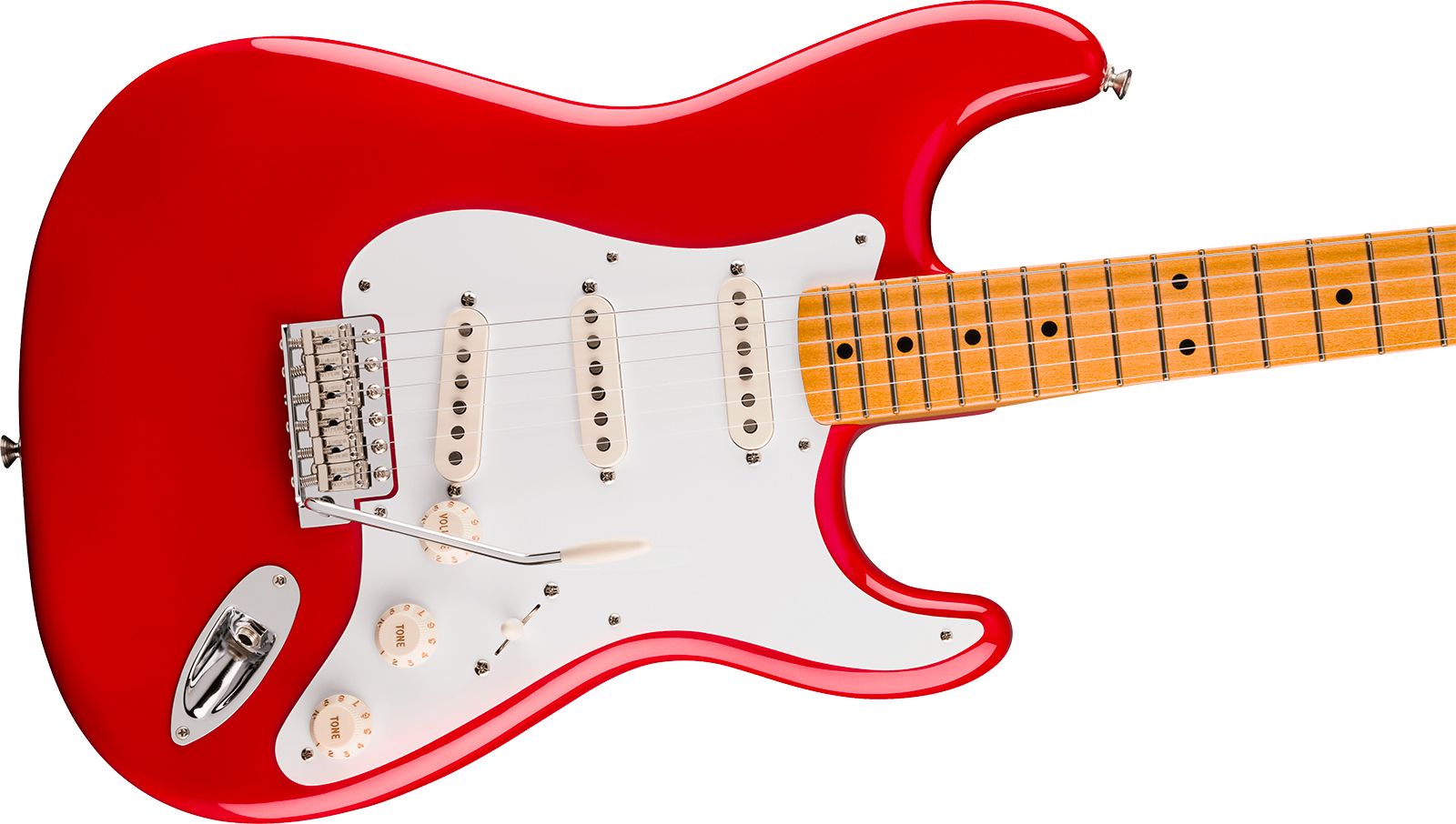 Fender Strat Late 50s Vintera 3 Mex 3s Trem Mn - Dakota Red - Elektrische gitaar in Strat vorm - Variation 2