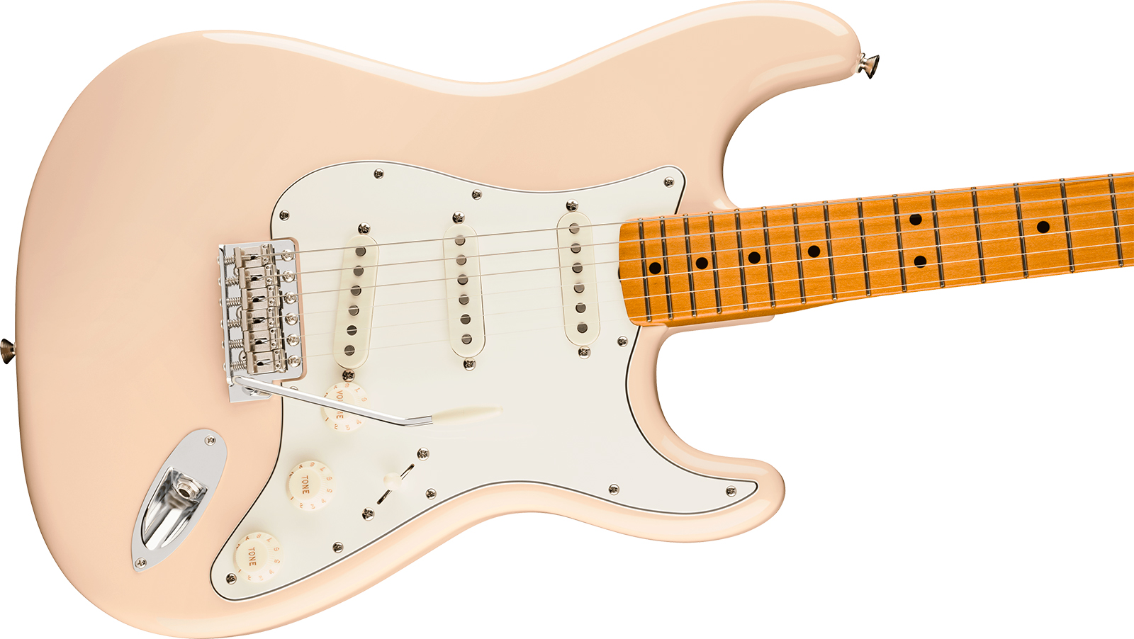 Fender Strat Late 60s Vintera 3 Mex 3s Trem Mn - Olympic White - Elektrische gitaar in Strat vorm - Variation 2