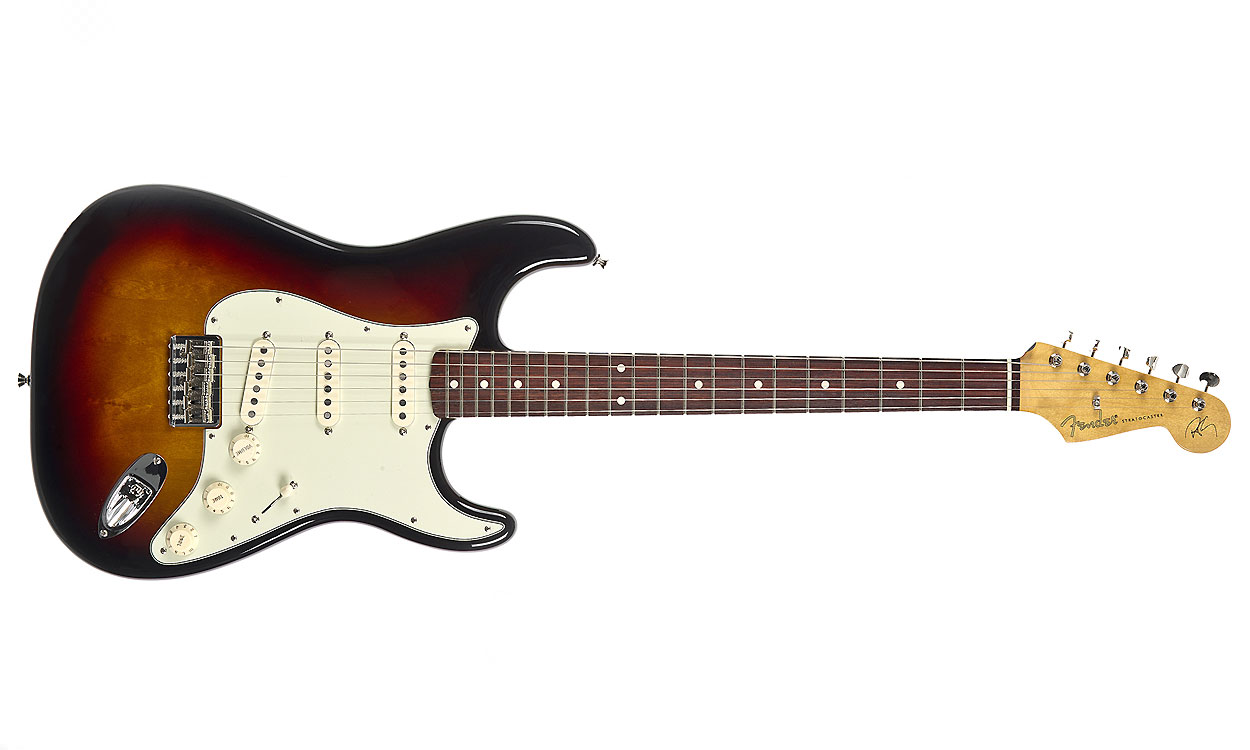 Fender Strat Mexican Artist Robert Cray 3s Rw 3 Color Sunburst - Elektrische gitaar in Str-vorm - Variation 1