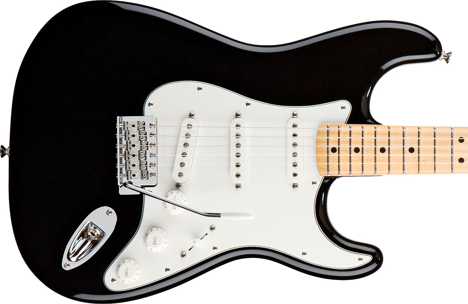 Fender Strat Mexican Standard 2011 3s Mn Black - Elektrische gitaar in Str-vorm - Variation 2