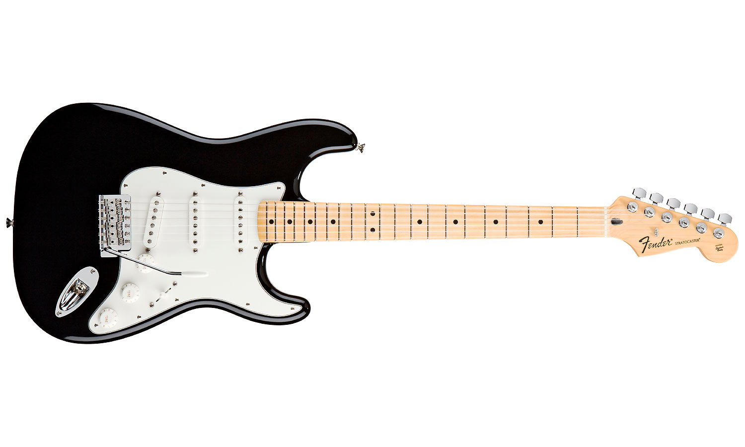 Fender Strat Mexican Standard 2011 3s Mn Black - Elektrische gitaar in Str-vorm - Variation 1